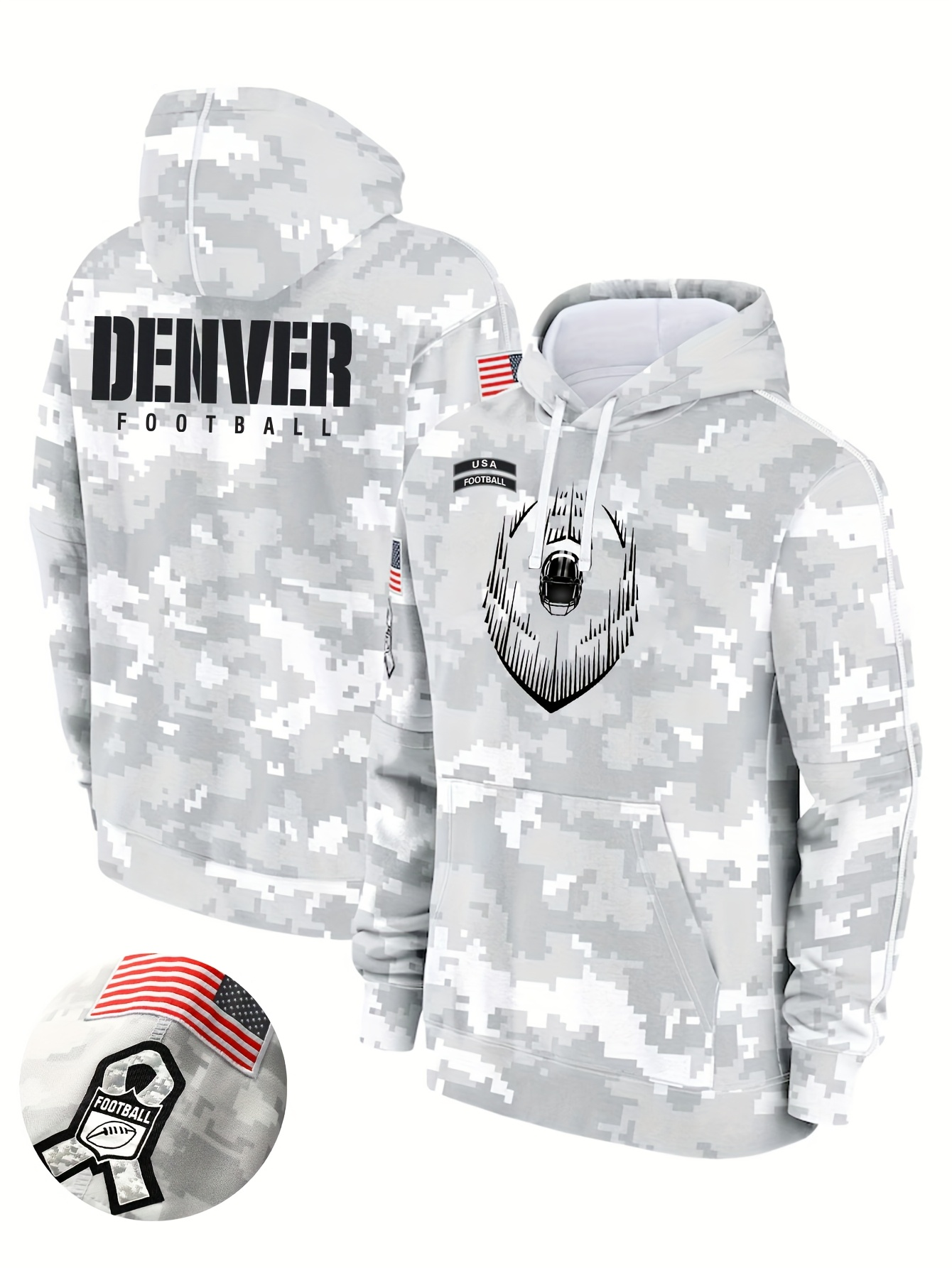 Men 2025 Denver Broncos style 2 NFL hoodie